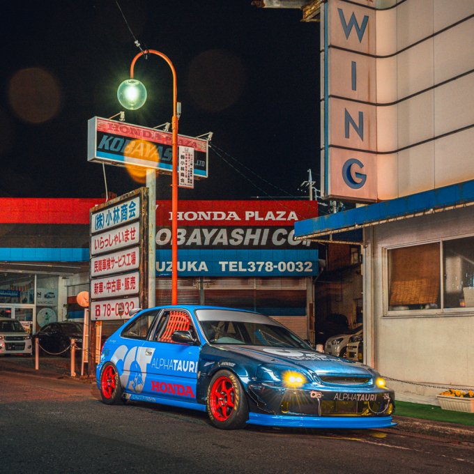 Honda Civic Type R EK9 recebe frente de carbono feita em casa e visual inspirado na F1 - Imagem do artigo original