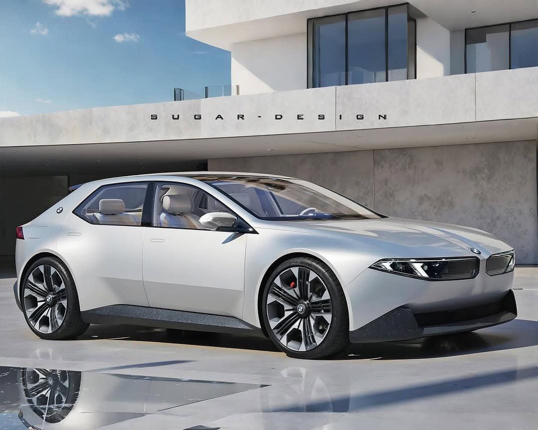 Projeção digital sugere futuro BMW i1 como hatch elétrico de tração traseira - Imagem do artigo