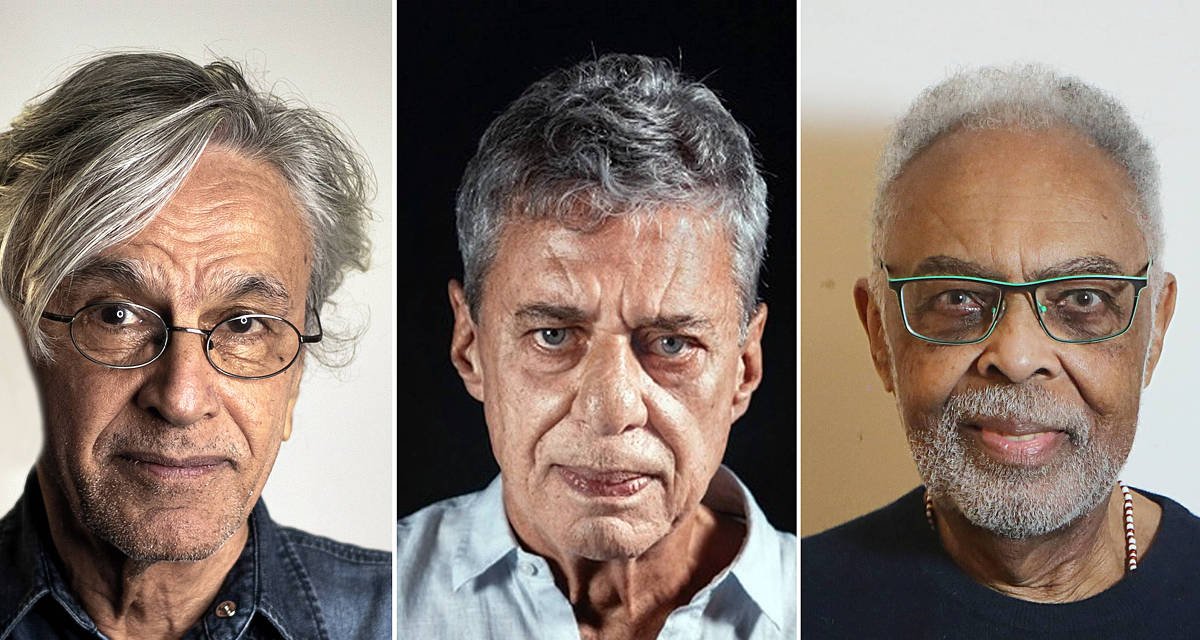 Caetano Veloso, Chico Buarque e Gilberto Gil se unem em protesto contra PEC da Blindagem no Rio - Imagem do artigo