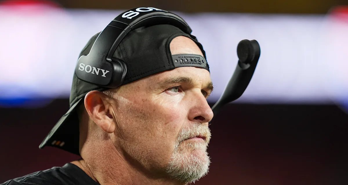 Técnico Dan Quinn sangra após trombada de Marcus Mariota na lateral do campo - Imagem do artigo