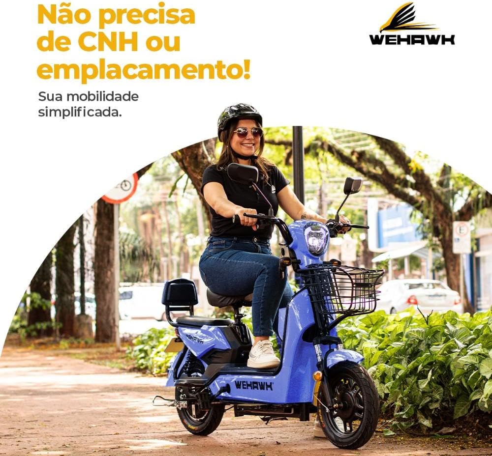 Bicicleta Elétrica Moto Adulta 500w WeHawk Review: Vale a Pena?