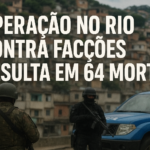 Operação no Rio de Janeiro contra facções criminosas resulta em 64 mortes Operação no Rio de Janeiro contra facções criminosas resulta em 64 mortes