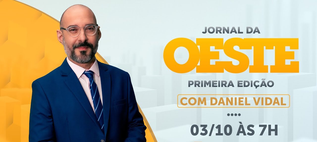 Edição de 3 de outubro de 2025 do “Jornal da Oeste, Primeira Edição” está no ar - Imagem do artigo