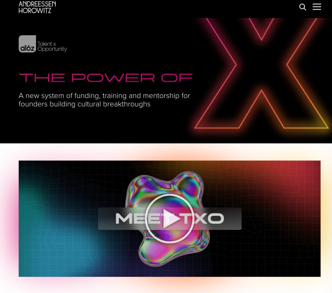 Andreessen Horowitz suspende fundo TxO para fundadores sub-representados e demite equipe - Imagem do artigo