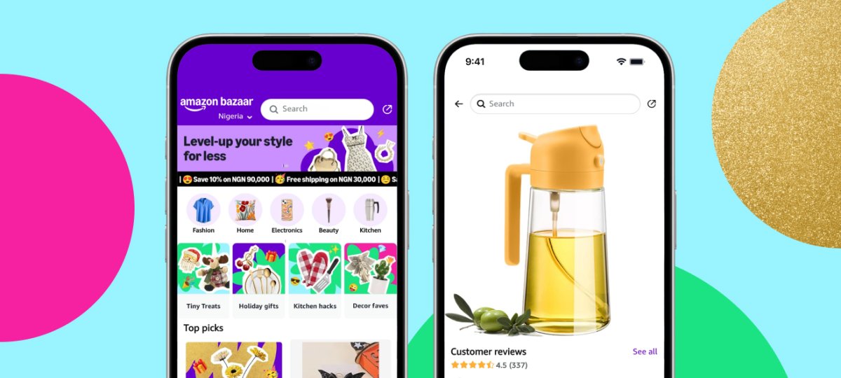 Amazon lança aplicativo independente Amazon Bazaar com produtos de baixo custo em mais de 14 países - Imagem do artigo