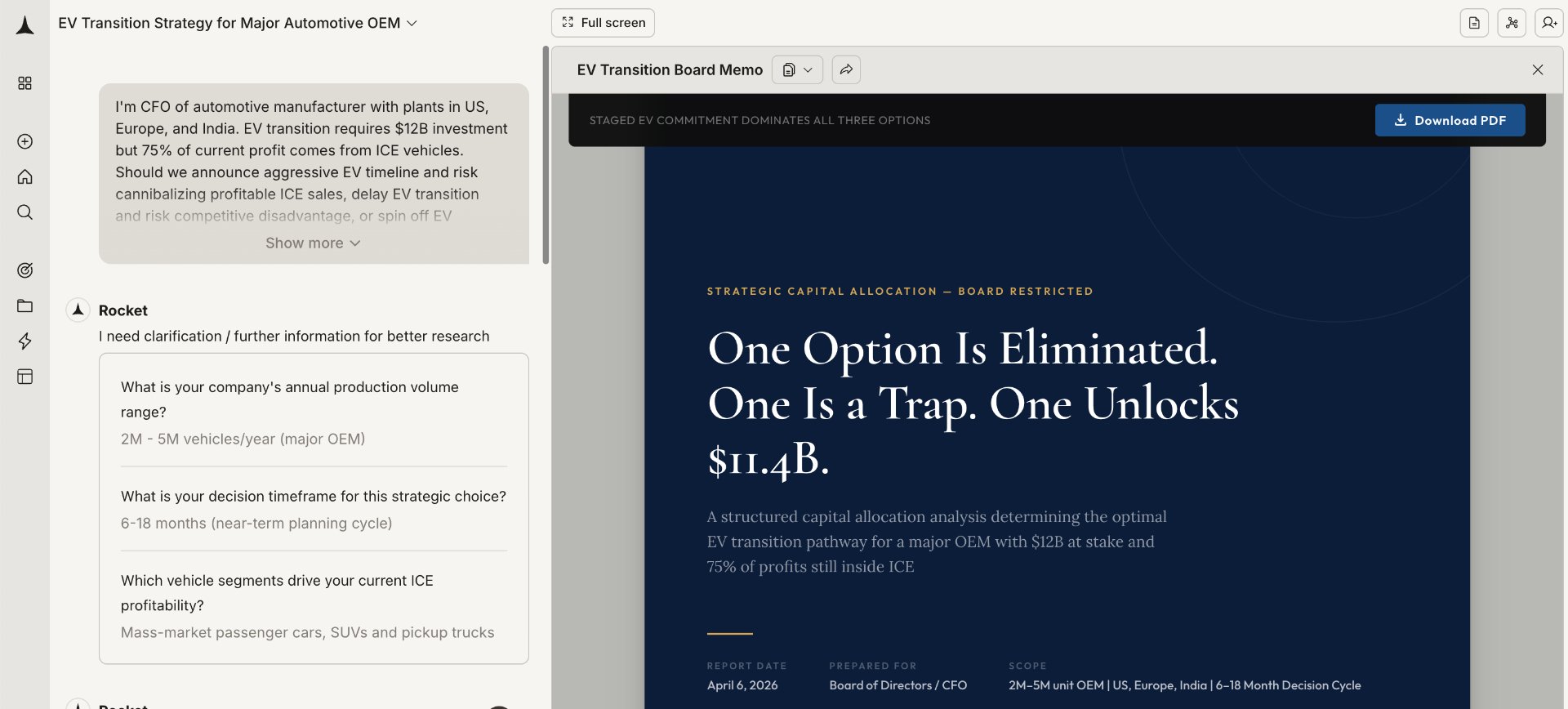Startup indiana Rocket lança plataforma que gera relatórios estratégicos ao estilo McKinsey por fração do custo - Imagem do artigo original