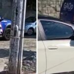 Motorista de aplicativo é preso ao usar poste para carregar carro elétrico em Vitória