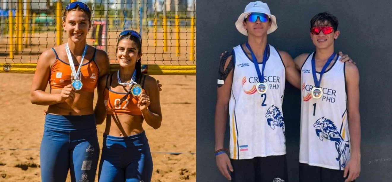 Duplas capixabas conquistam Circuito Estadual Sub-19 de Vôlei de Praia e garantem vaga no Brasileiro - Imagem do artigo