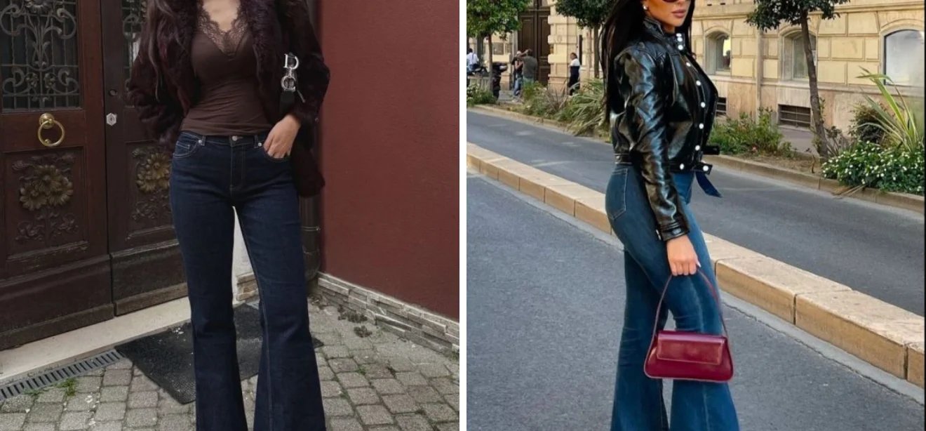 Calça flare assume protagonismo e deve permanecer em alta até 2027 - Imagem do artigo