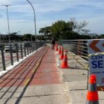 Início da interdição da passarela e da ciclovia da Ponte de Camburi fica para segunda-feira (27)