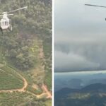 Parapentista é retirado de fenda em área protegida de Fundão após queda