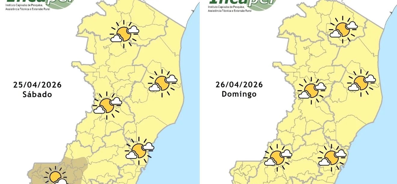 Sol forte e calor marcam o fim de semana no Espírito Santo - Imagem do artigo