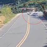 Motociclista se machuca após invadir pista e bater em carro na ES-344