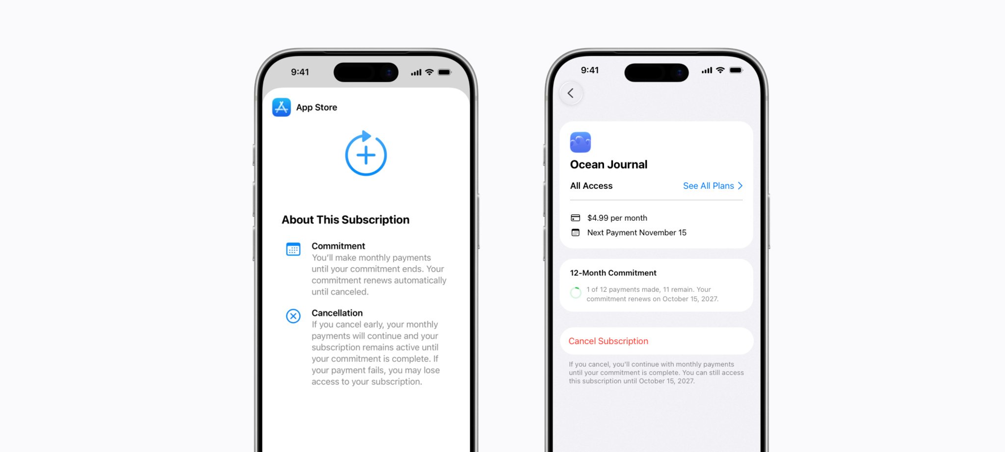 Apple lança modalidade de assinatura mensal com compromisso anual na App Store - Imagem do artigo original