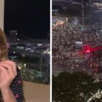 Multidão surpreende Shakira em ensaio na orla de Copacabana