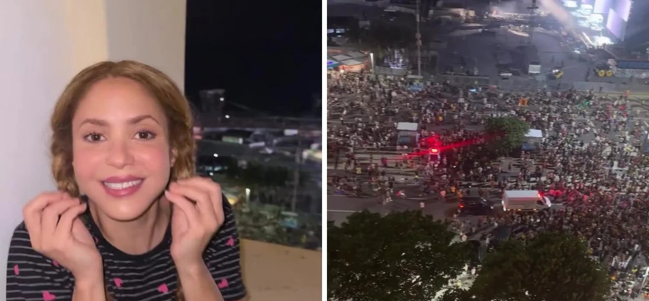 Multidão surpreende Shakira em ensaio na orla de Copacabana - Imagem do artigo