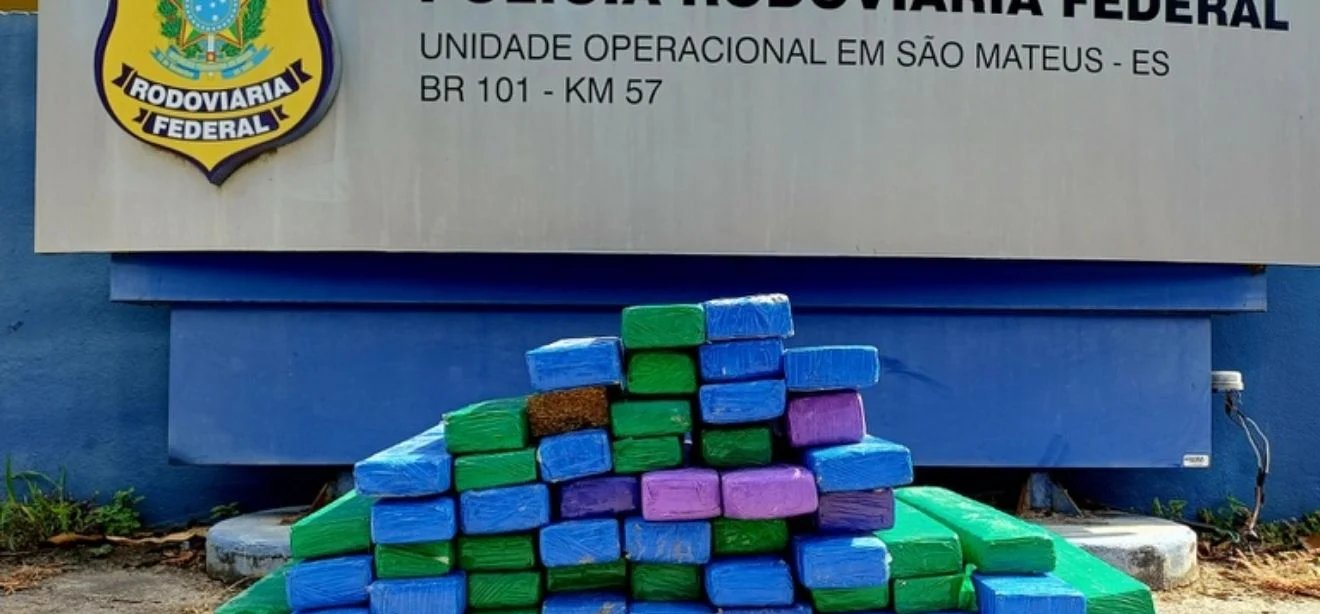 PRF apreende cerca de 100 kg de maconha após perseguição na BR-381 em São Mateus - Imagem do artigo