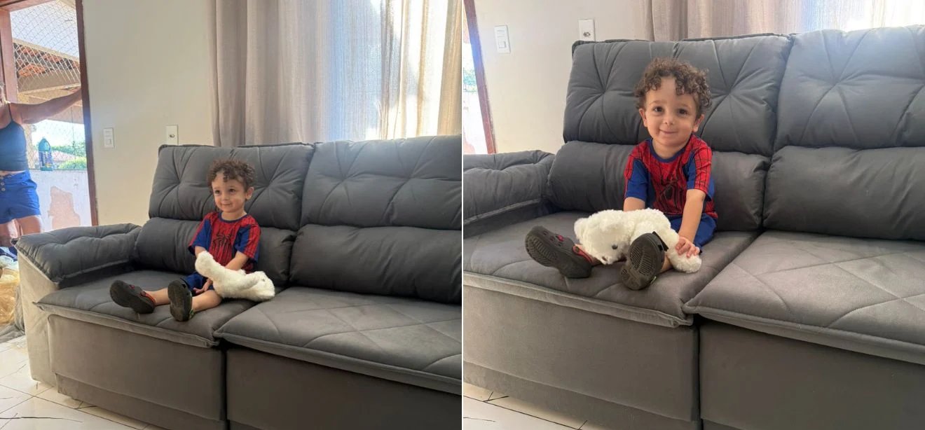 Criança de 2 anos faz compra de sofá de quase R$ 2 mil pelo celular da mãe em Vila Velha - Imagem do artigo