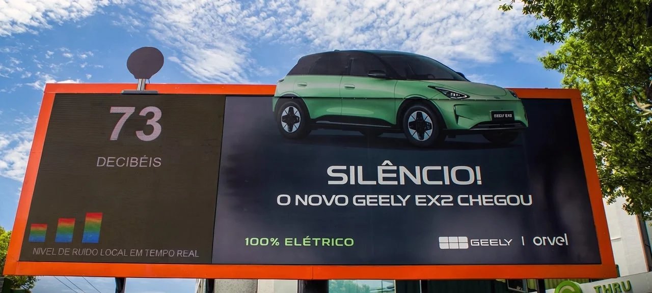 Prósper recebe bronze no Saniss Awards 2026 com outdoor interativo da Orvel Geely - Imagem do artigo