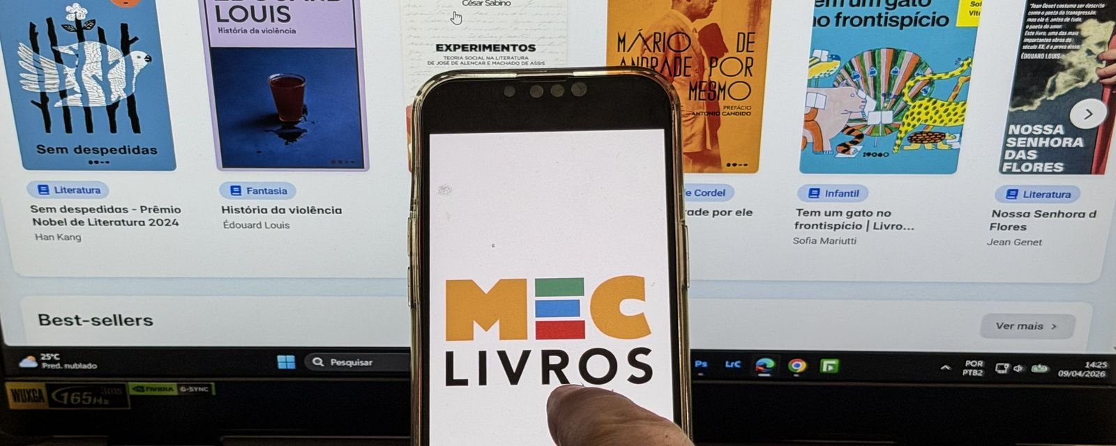 Plataforma MEC Livros ultrapassa 460 mil obras acessadas em menos de três meses - Imagem do artigo