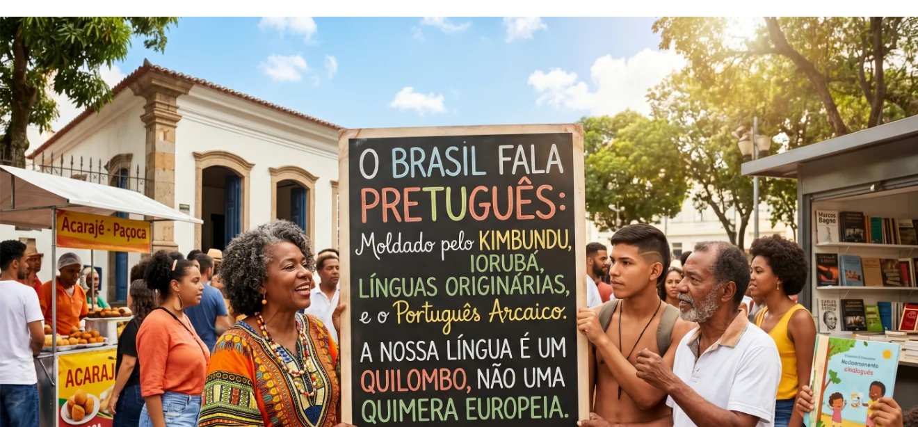 Colunista afirma que Brasil fala “pretuguês” e critica racismo na imposição da norma-padrão - Imagem do artigo