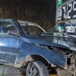 Criança fica ferida após carreta atingir carro de família em Cariacica