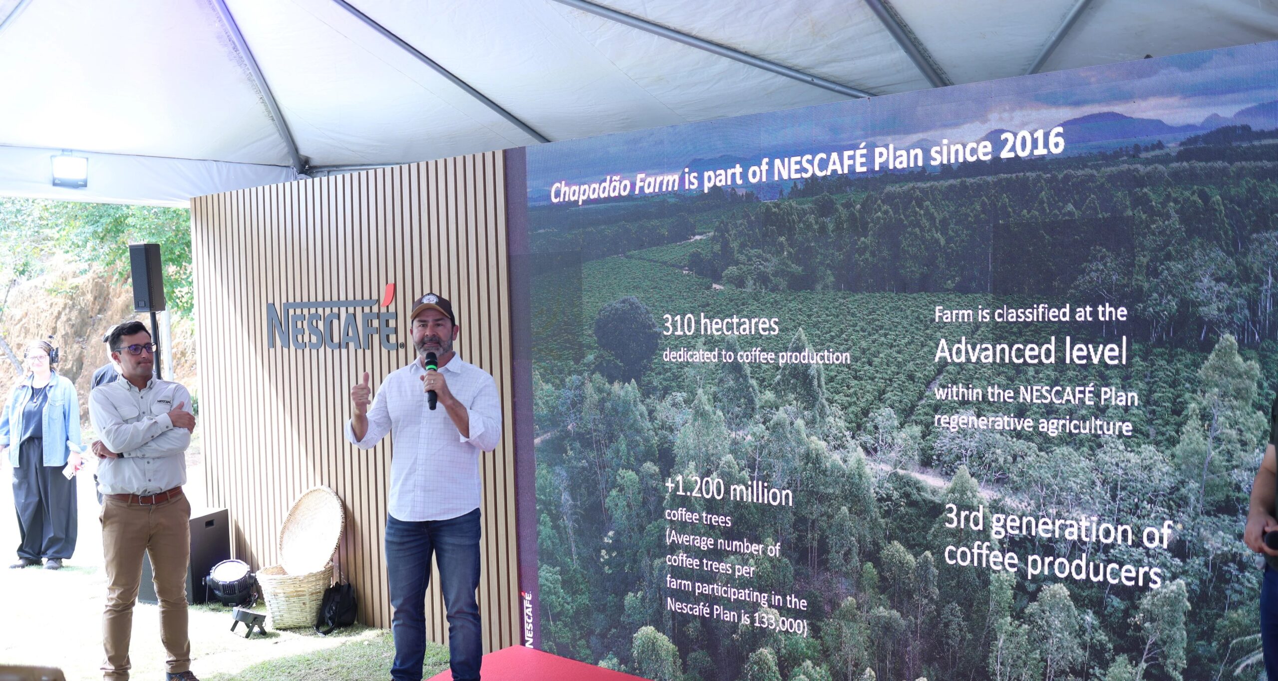 Fazenda capixaba recebe executivos globais da Nestlé e exibe produção de café com alta tecnologia e sustentabilidade - Imagem do artigo
