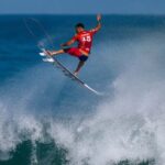 Quatro brasileiros avançam às quartas de final da etapa da WSL em Saquarema