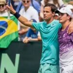 João Fonseca e Daniel Altmaier ficam com o vice-campeonato de duplas no ATP 500 de Halle João Fonseca e Daniel Altmaier ficam com o vice-campeonato de duplas no ATP 500 de Halle