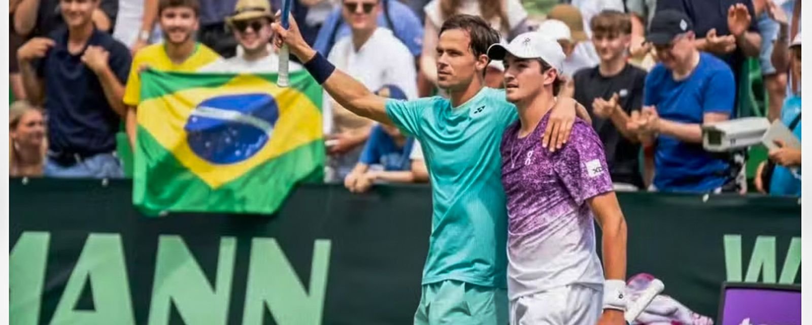 João Fonseca e Daniel Altmaier ficam com o vice-campeonato de duplas no ATP 500 de Halle - Imagem do artigo