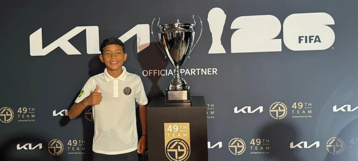 Jovem capixaba conduzirá a bola do jogo em Brasil x Escócia na Copa de 2026 - Imagem do artigo