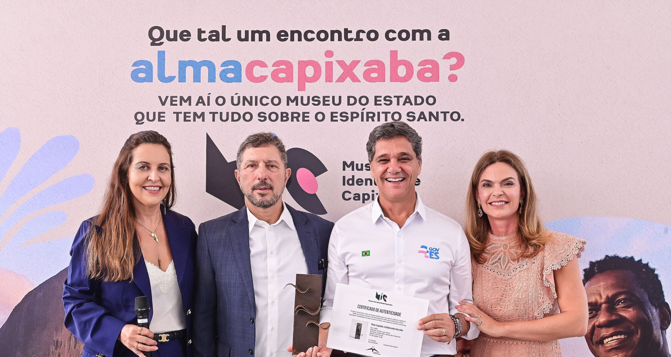 Pedra fundamental do Museu da Identidade Capixaba é lançada no Campus Aeroporto da EAV - Imagem do artigo