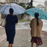 Frente fria avança e provoca chuva e queda de temperatura no Espírito Santo nesta sexta-feira