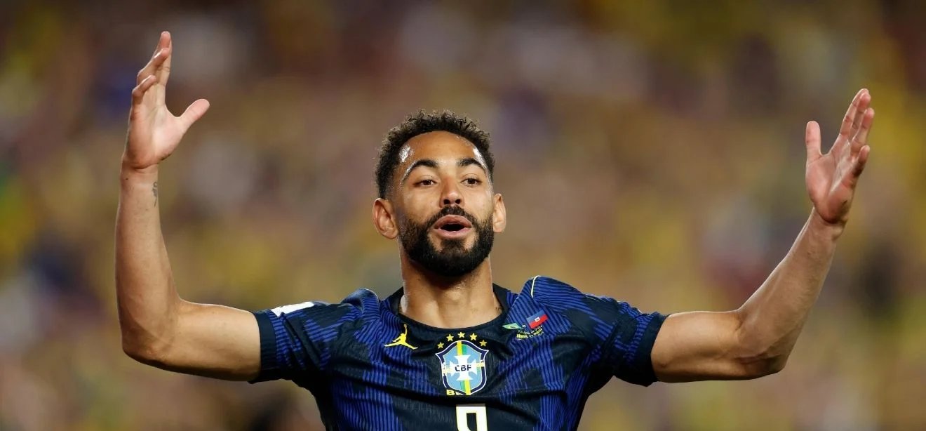 Matheus Cunha: o artilheiro que leva o surfe para as comemorações da Seleção - Imagem do artigo