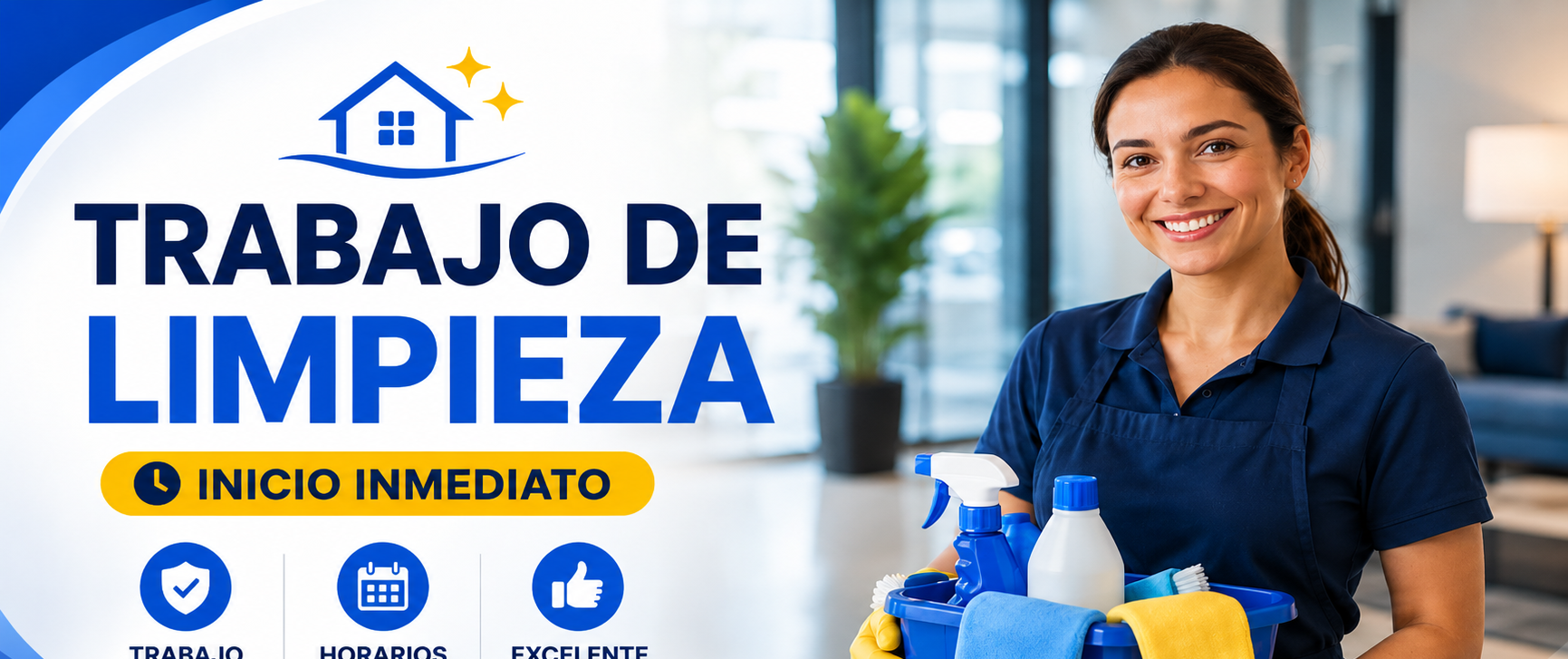 Empresas oferecem vagas de limpeza com contratação imediata e pagamento semanal - Imagem do artigo