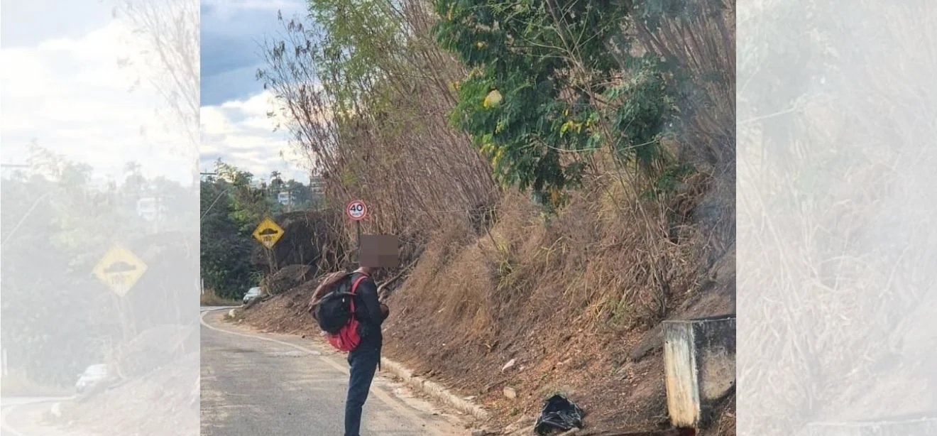 Homem de 45 anos é detido por suspeita de atear fogo em área de vegetação em Colatina - Imagem do artigo