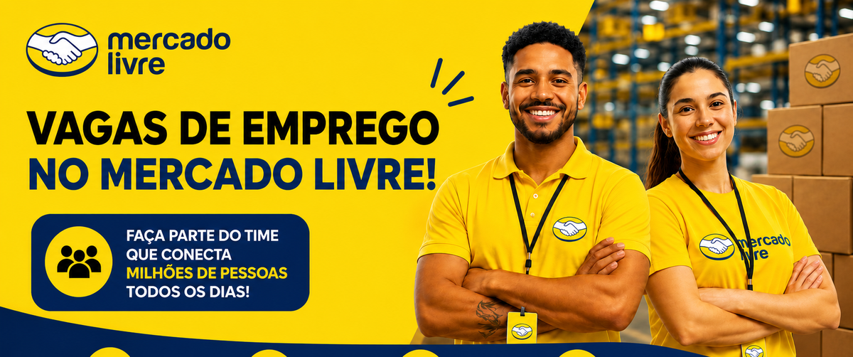 Mercado Livre anuncia 28 mil vagas até 2026 em áreas de logística, atendimento e tecnologia - Imagem do artigo