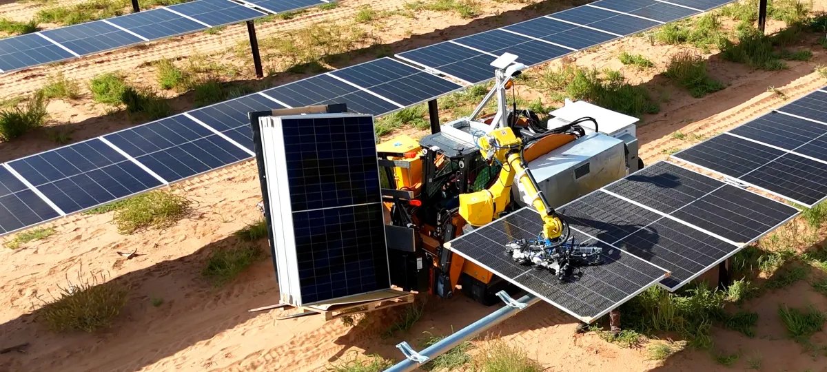 Gritt sai do modo stealth com US$ 34 milhões para robôs que aceleram a construção de usinas solares - Imagem do artigo