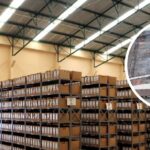 Incêndio destrói galpão do TJES que guardava 350 mil caixas de processos na Serra Incêndio destrói galpão do TJES que guardava 350 mil caixas de processos na Serra
