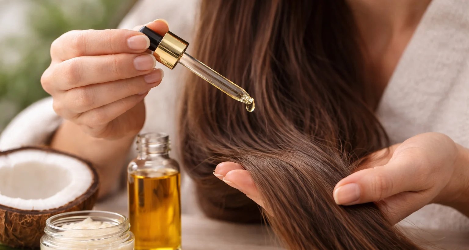 Óleo de argan e óleo de coco ganham espaço contra o frizz e devolvem brilho aos cabelos - Imagem do artigo